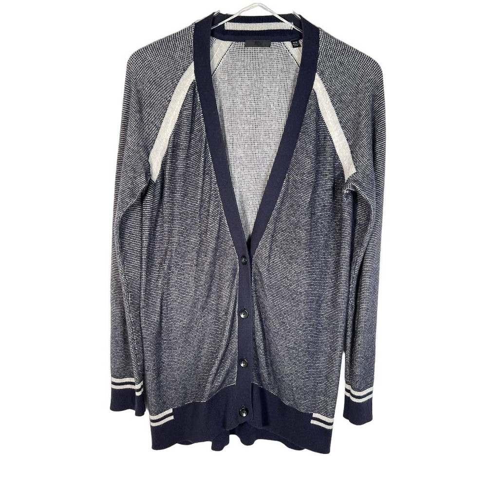 ATM Anthony Thomas Melillo Raglan Sleeve Cardigan Sweater M Cotton Cashmere